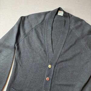 VTG St Michael Shetland Wool Knit Cardigan Mens EUR SIZE 40 Turner Family Crest